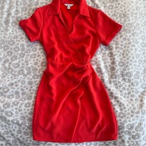 Nine West Red/Coral Mini Dress